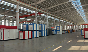 Modern production workshop and testing laboratory