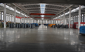 The company's new factory is now in operation