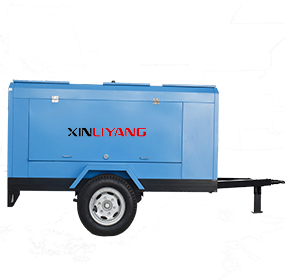 Electric drive mobile air compressor